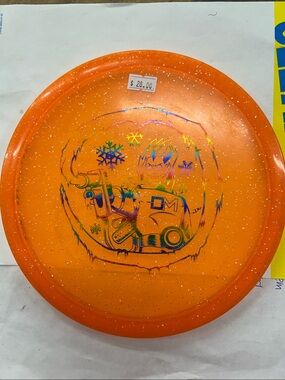 Innova Orange Speckled Disc Golf Driver C-Line MD4 w/ Holographic Stamp
